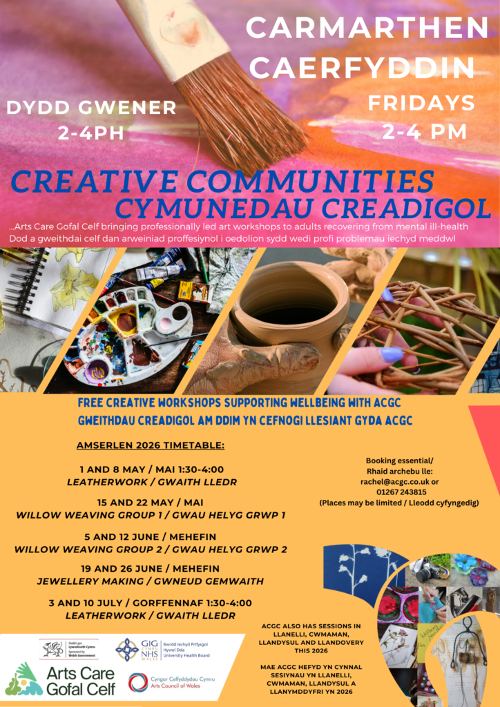 ACGC CARMARTHEN Creative Communities May to June 2026