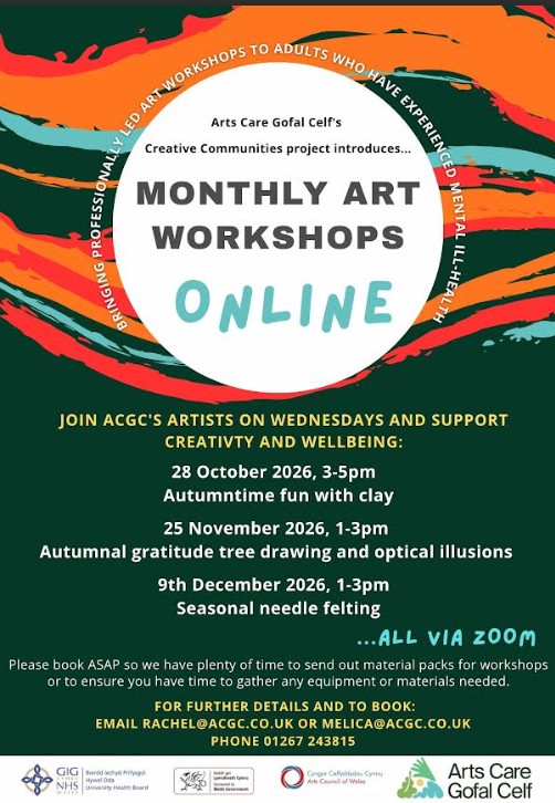 ACGC Monthly Art Workshops Online Eng