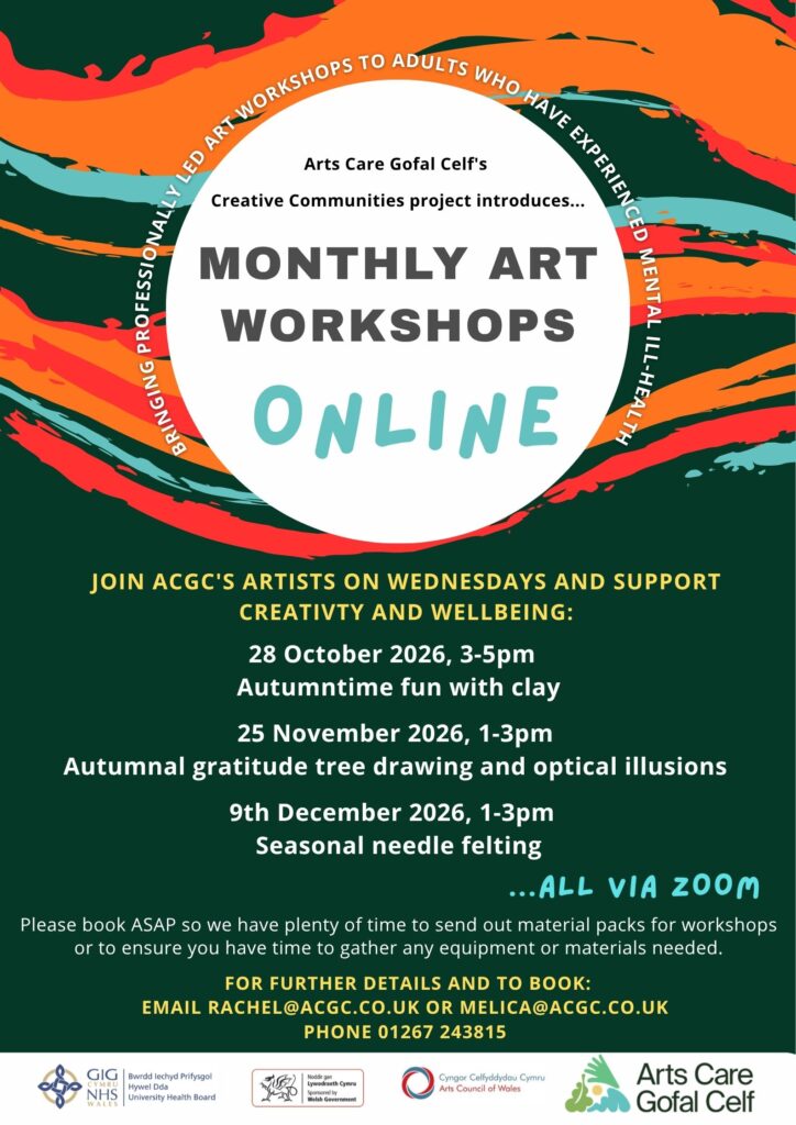 ACGC Monthly art workshops online 2026 part 1